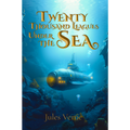 Twenty Thousand Leagues Under the Sea by Jules Verne — illustrated unabridged edition, book cover