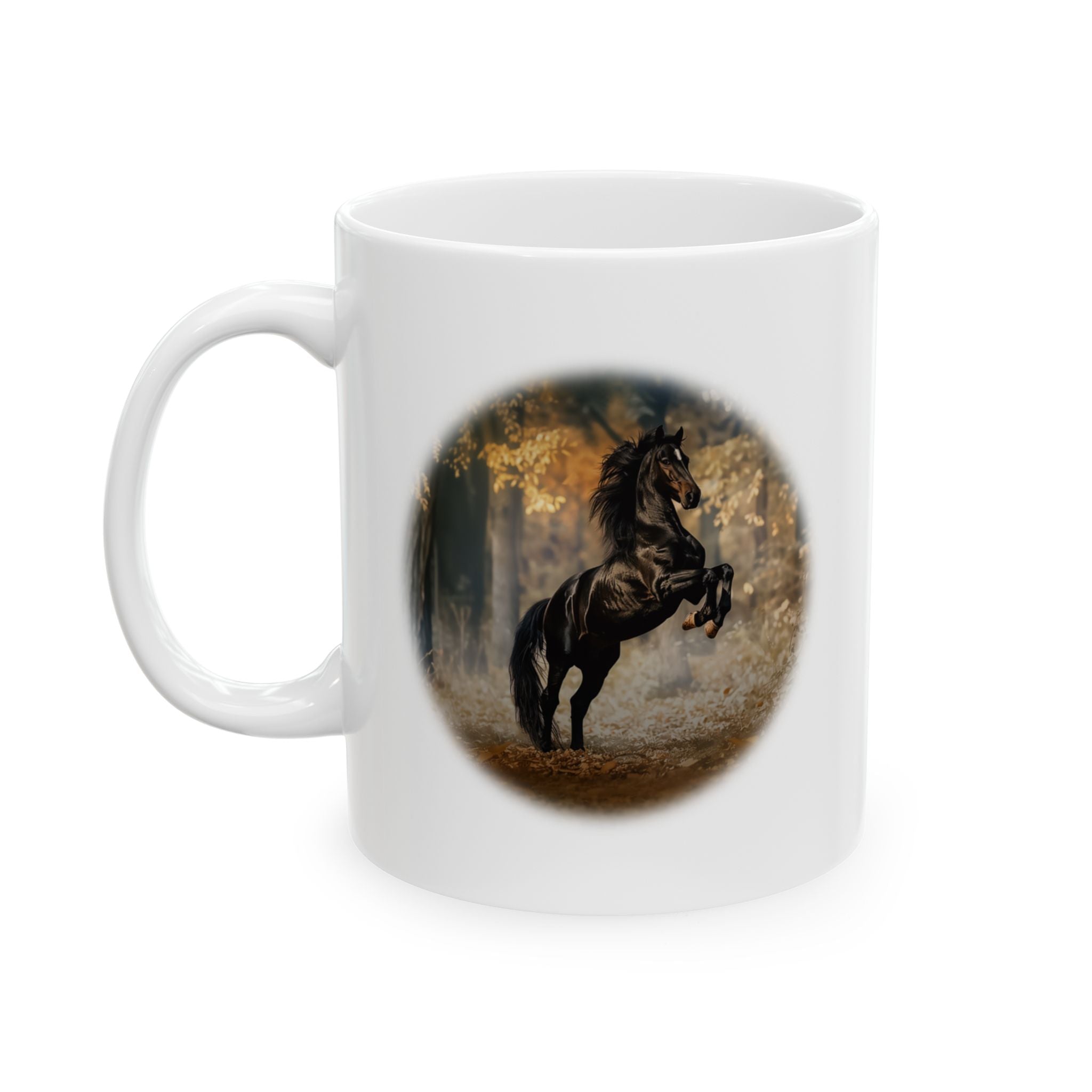 Black Beauty Ceramic Mug