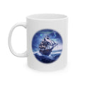 Treasure Island Ceramic Mug — front view with literary quote from Treasure Island