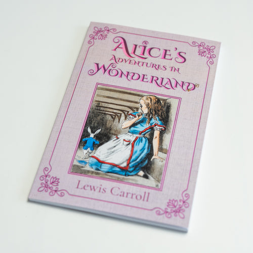 Alice's Adventures in Wonderland — paperback edition, front cover horizontal view