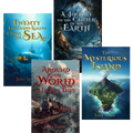 Jules Verne's Extraordinary Voyages — complete book set, cover image