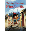 The Adventures of Pinocchio by C. Collodi — illustrated unabridged edition, book cover